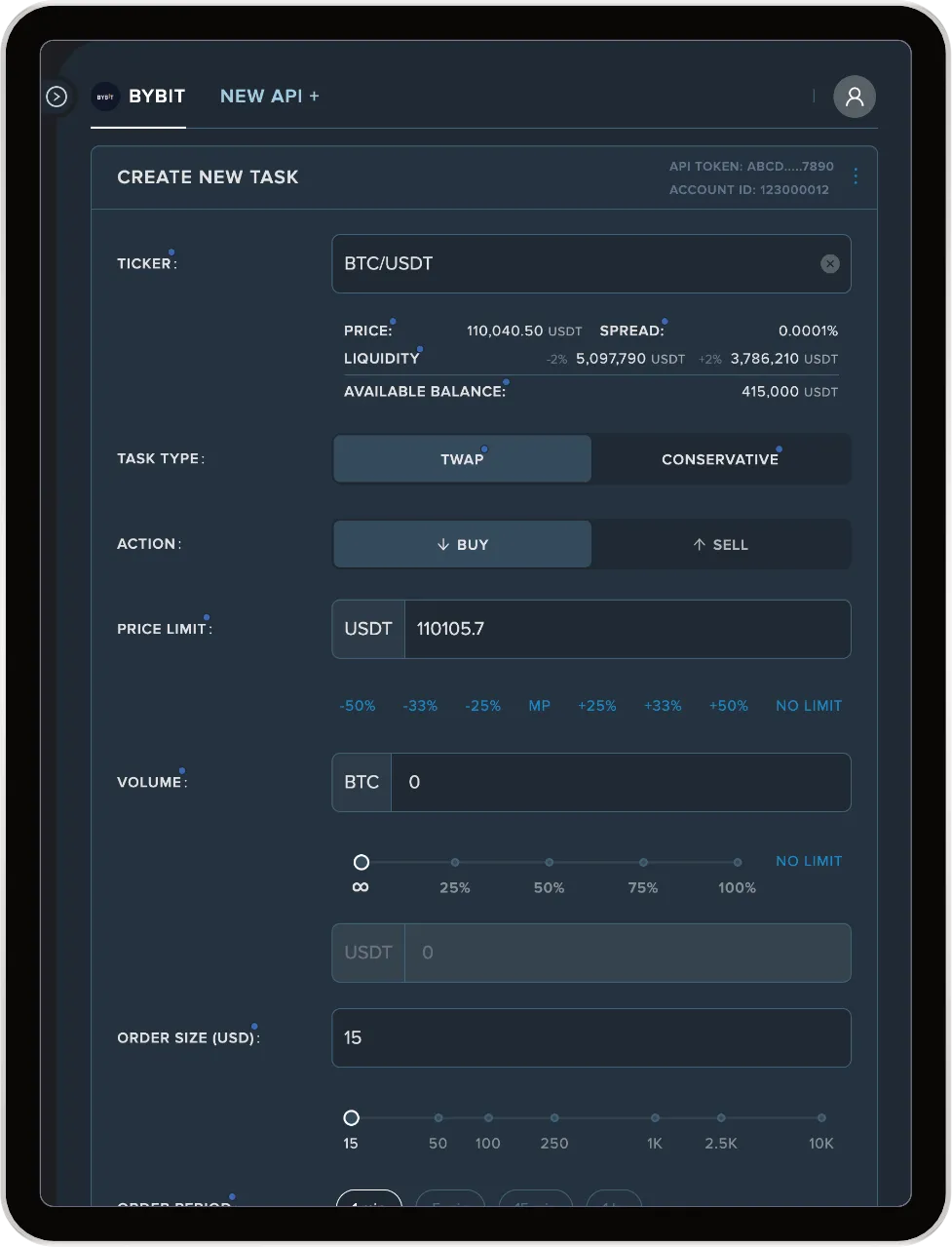 Dashboard Example